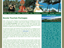 Tablet Screenshot of keralatourismpackage.com